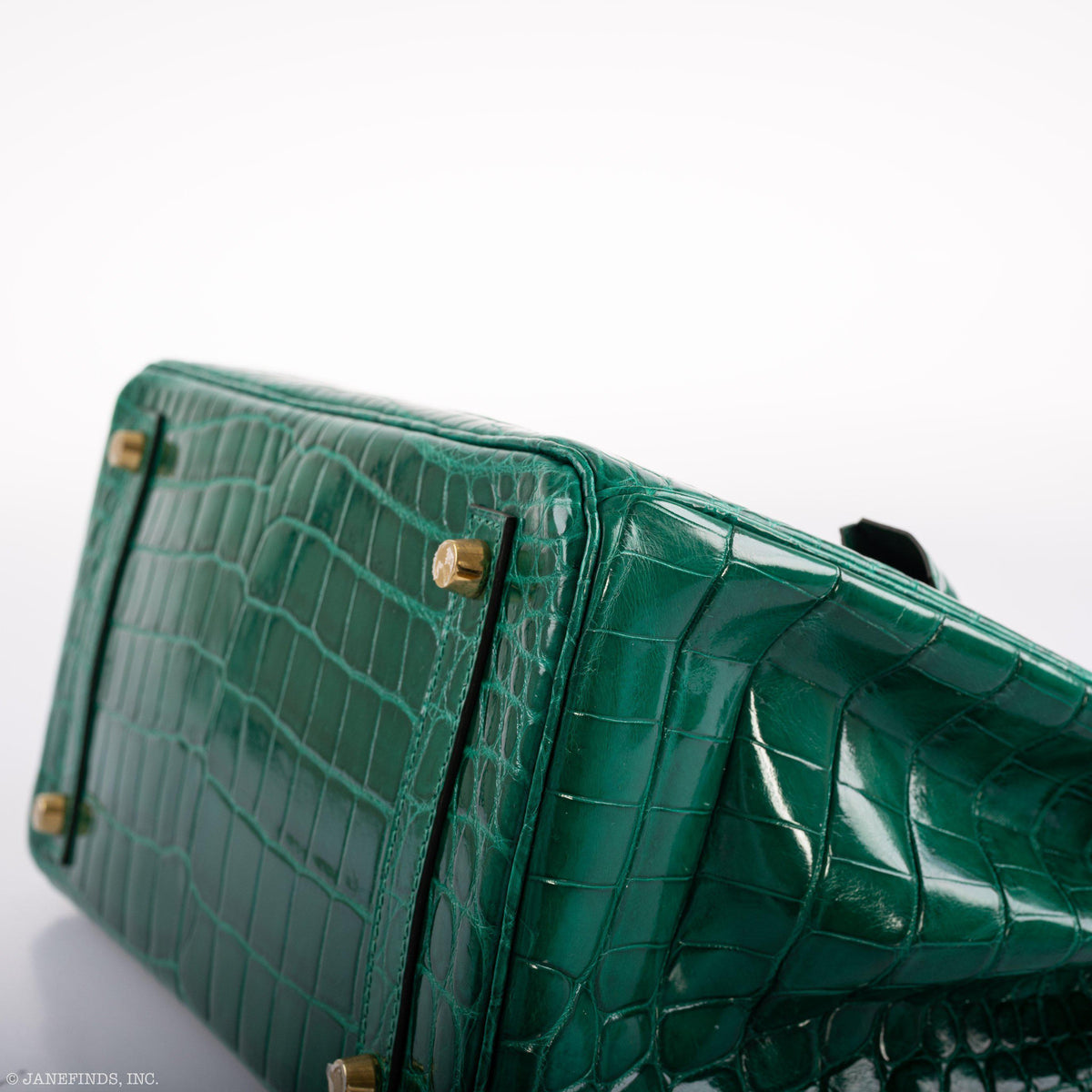 Hermes Birkin 30 Vert Emerald Niloticus Crocodile Gold Hardware
