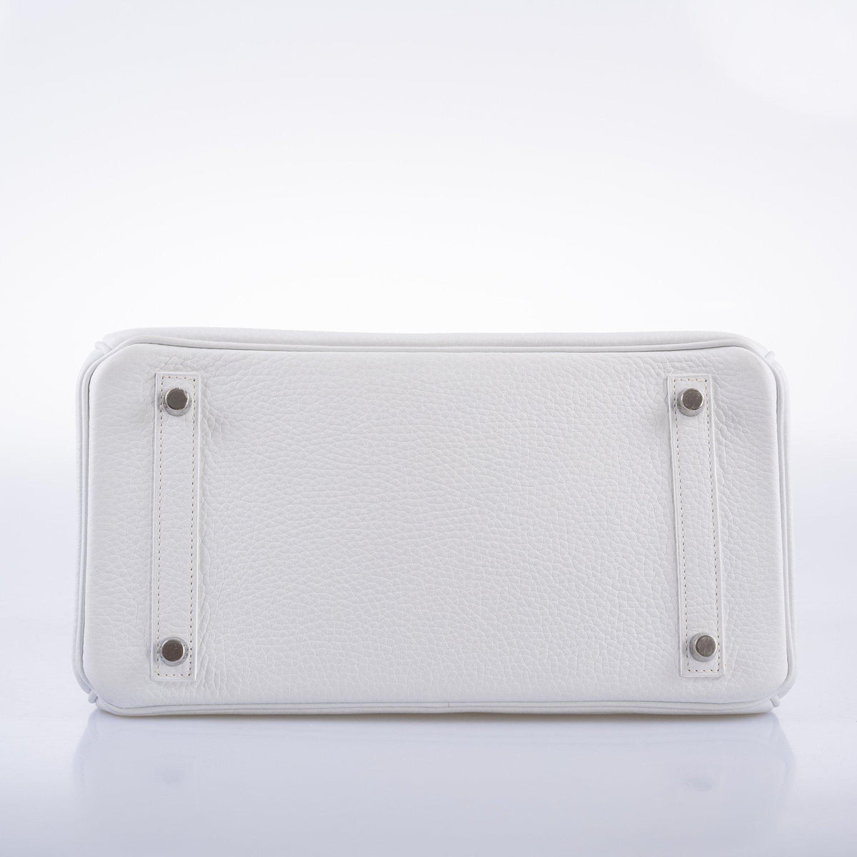 Hermes Birkin 30 White Clemence with Palladium Hardware