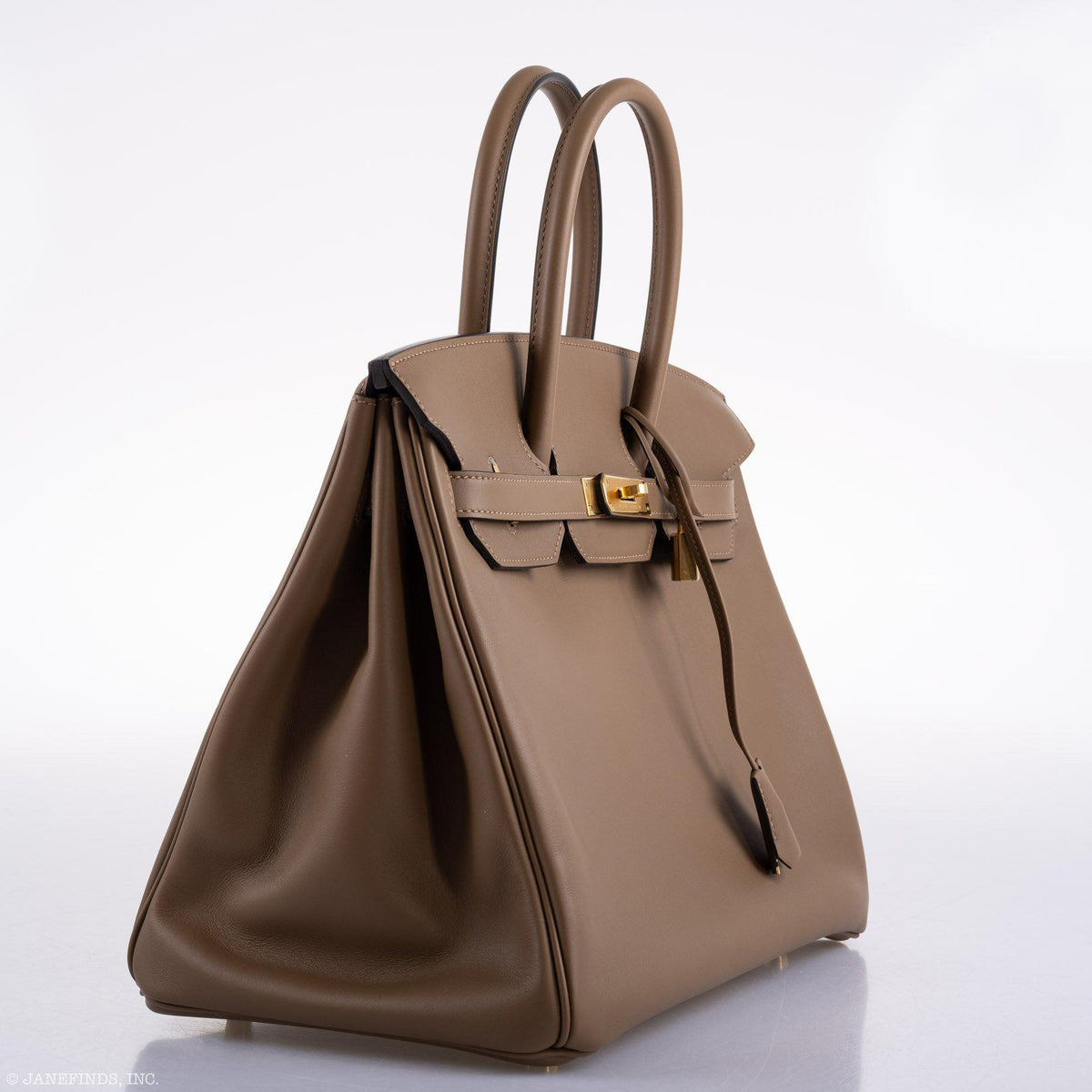 Hermes Birkin 35 Beige de Weimar Jonathan with Gold Hardware