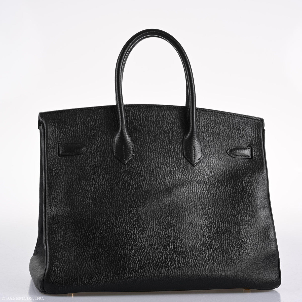 Hermes Birkin 35 Black Ardenne Gold Hardware