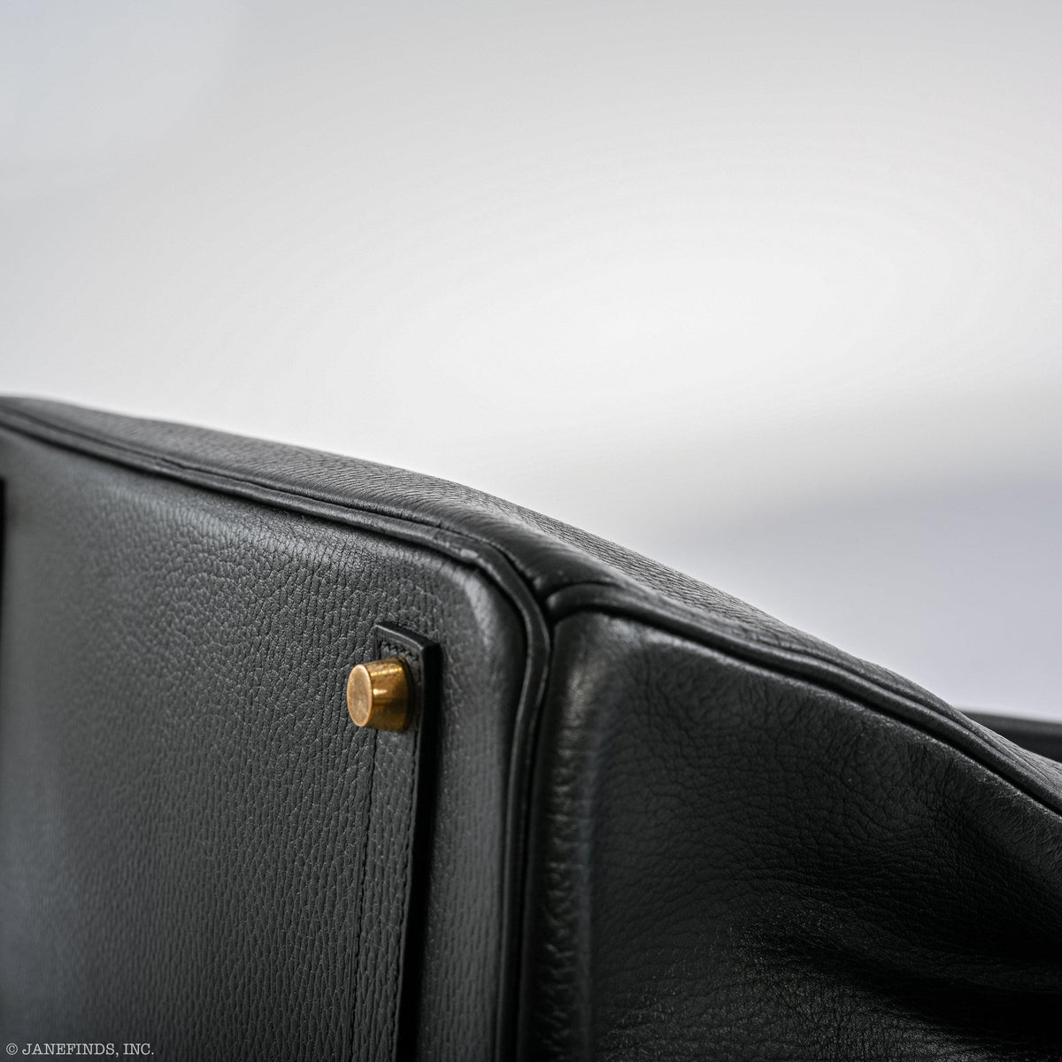 Hermes Birkin 35 Black Ardenne Gold Hardware