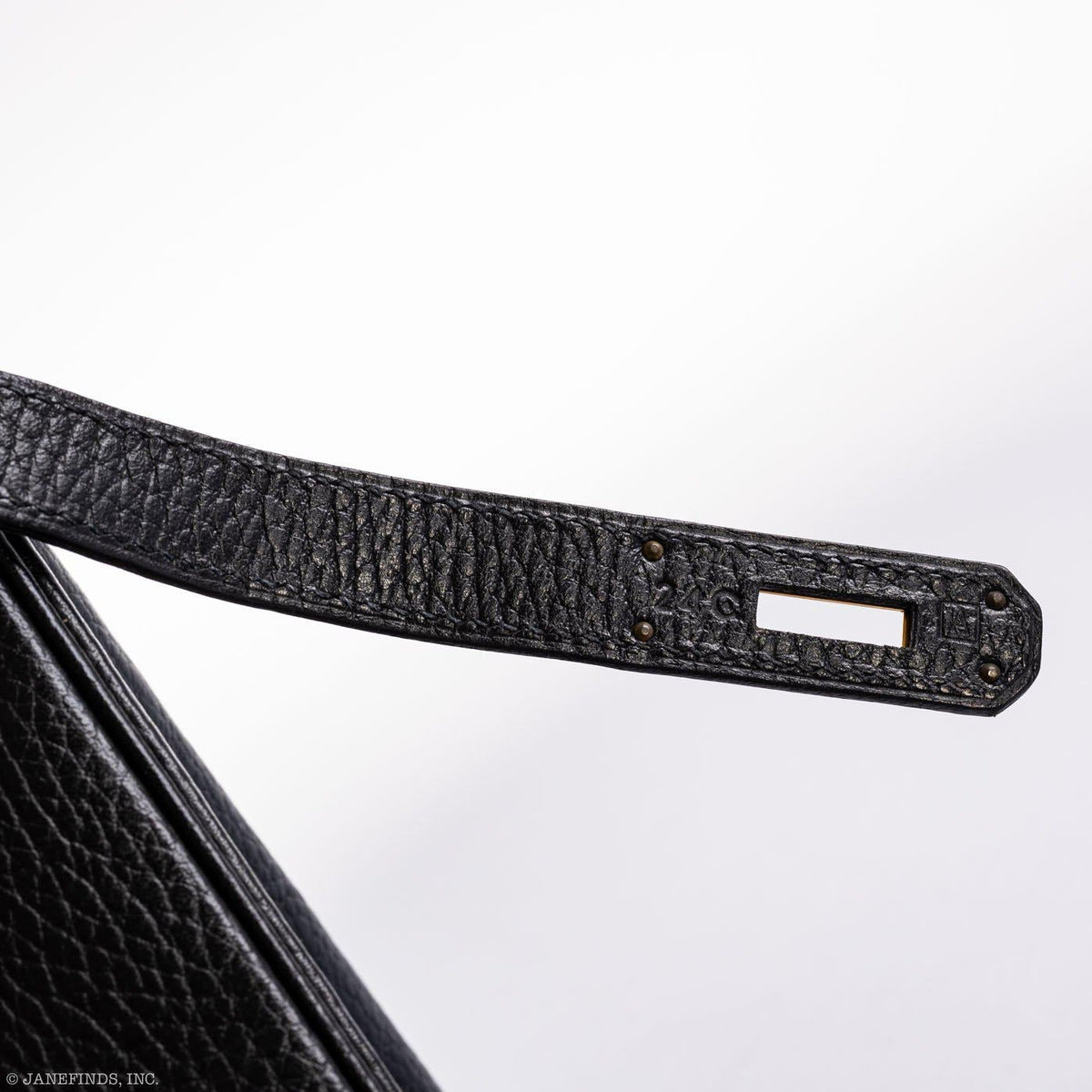 Hermes Birkin 35 Black Ardennes Gold Hardware