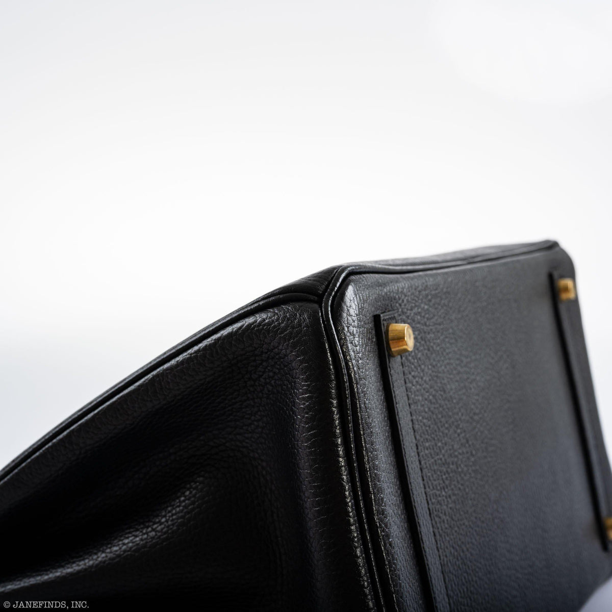 Hermes Birkin 35 Black Ardennes Gold Hardware