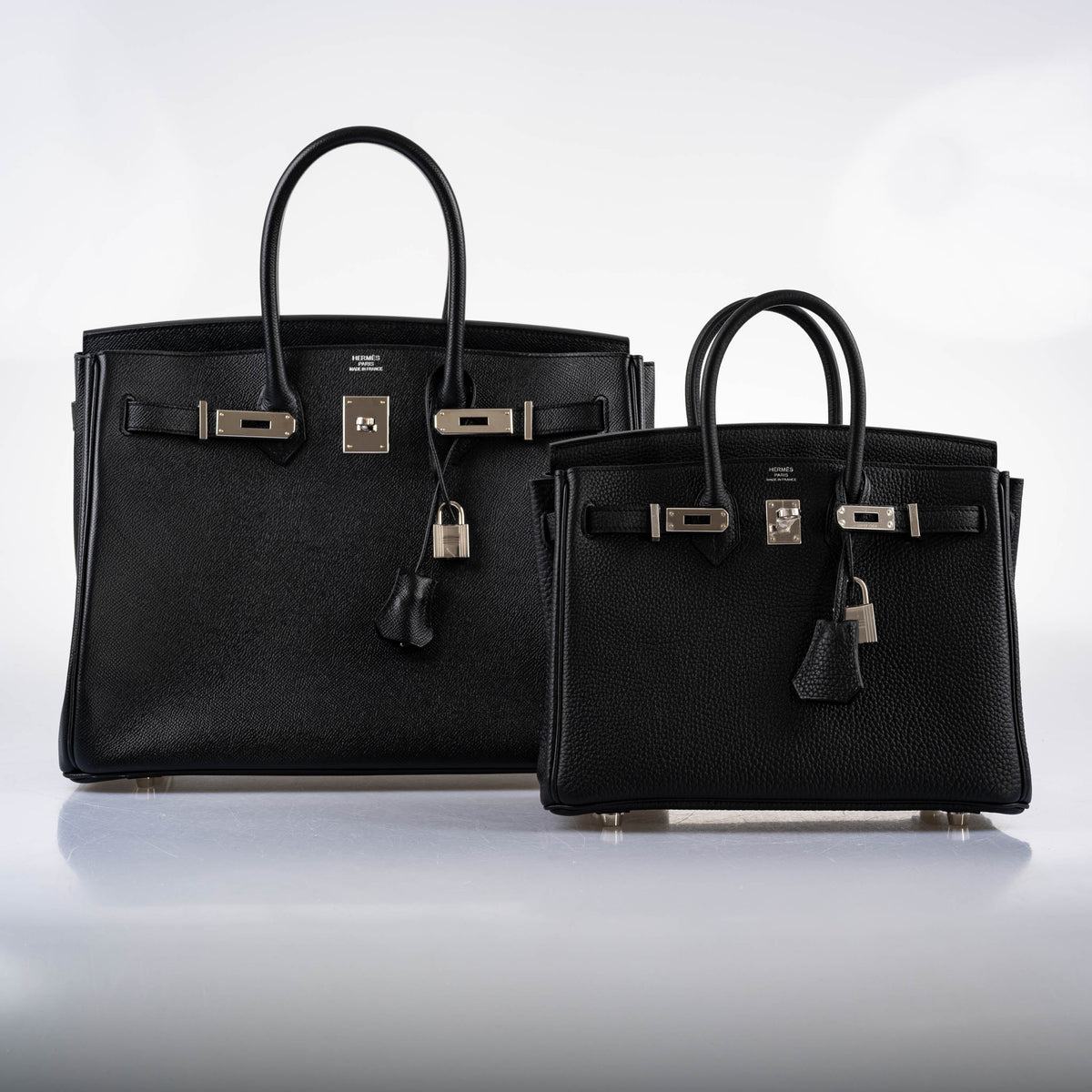 Hermes Birkin 35 Black Epsom leather Palladium Hardware