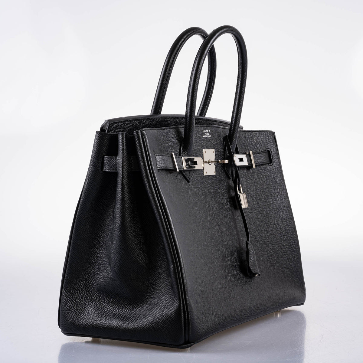Hermes Birkin 35 Black Epsom leather Palladium Hardware