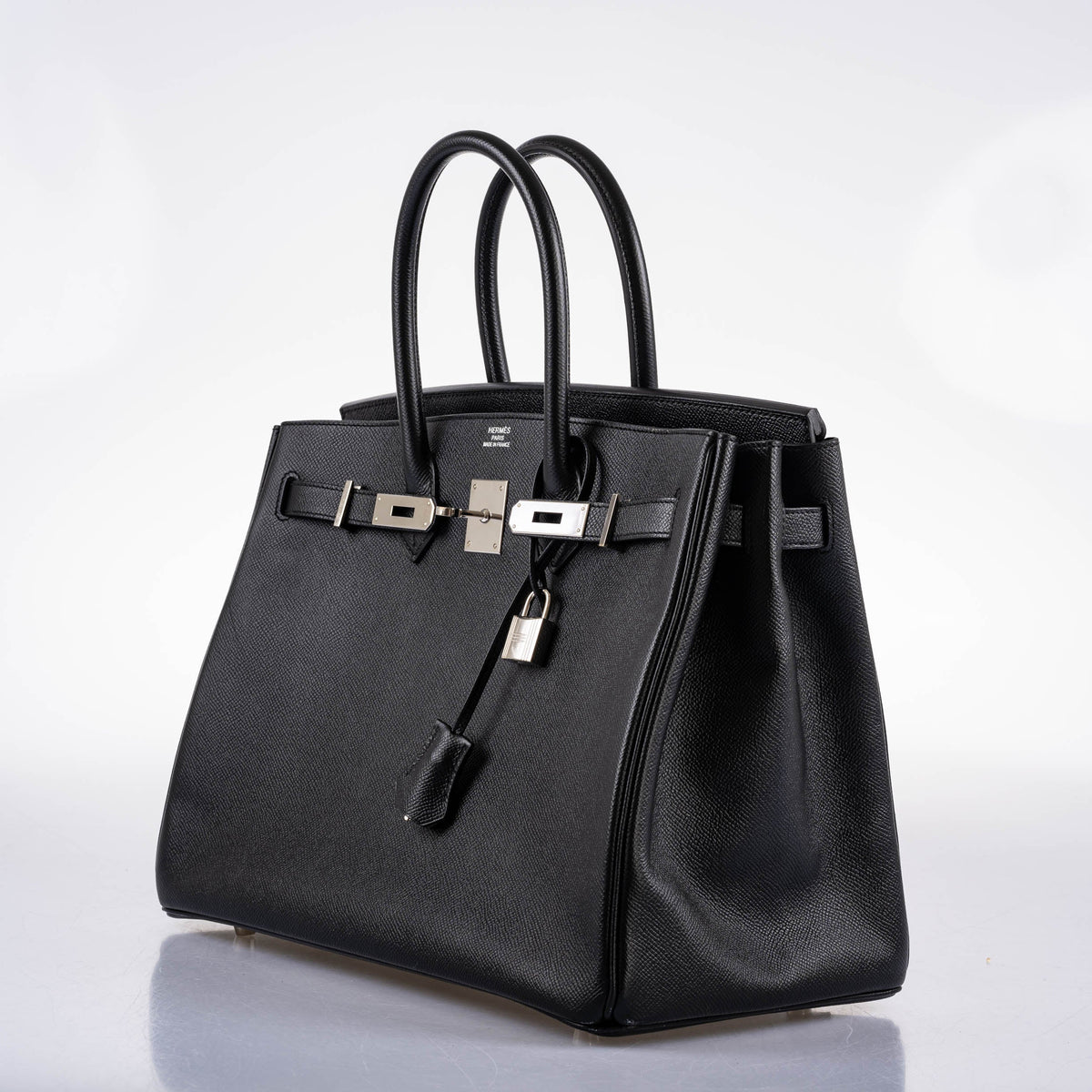 Hermes Birkin 35 Black Epsom leather Palladium Hardware