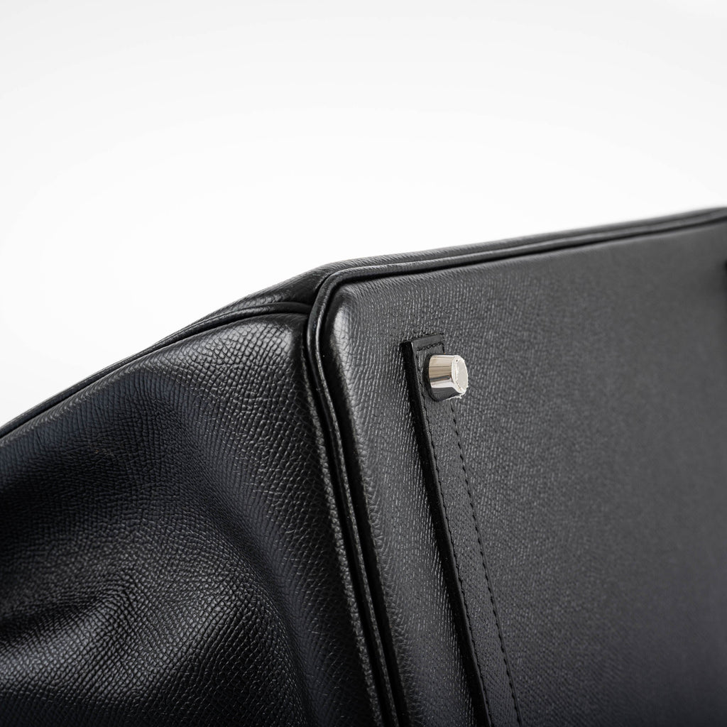 Hermes Birkin 35 Black Epsom leather Palladium Hardware