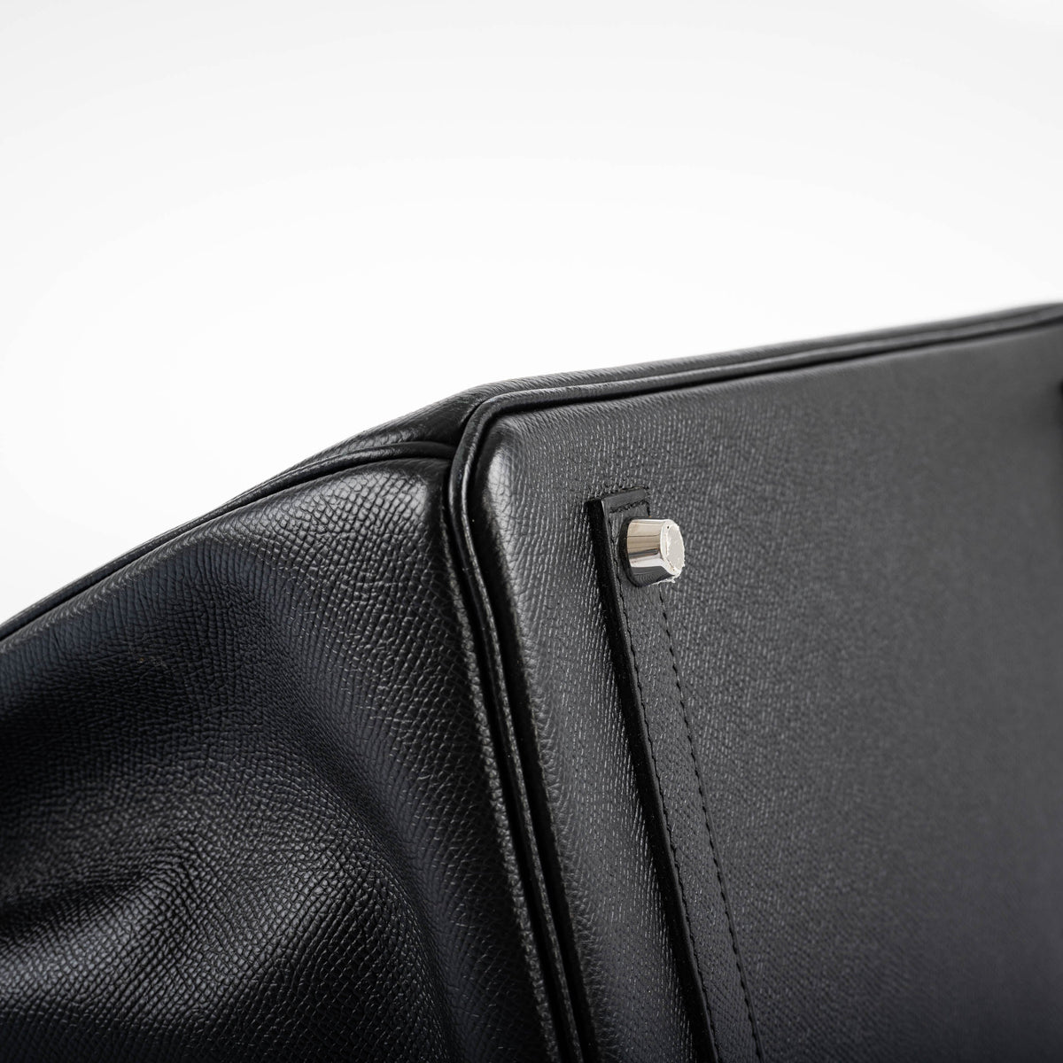 Hermes Birkin 35 Black Epsom leather Palladium Hardware