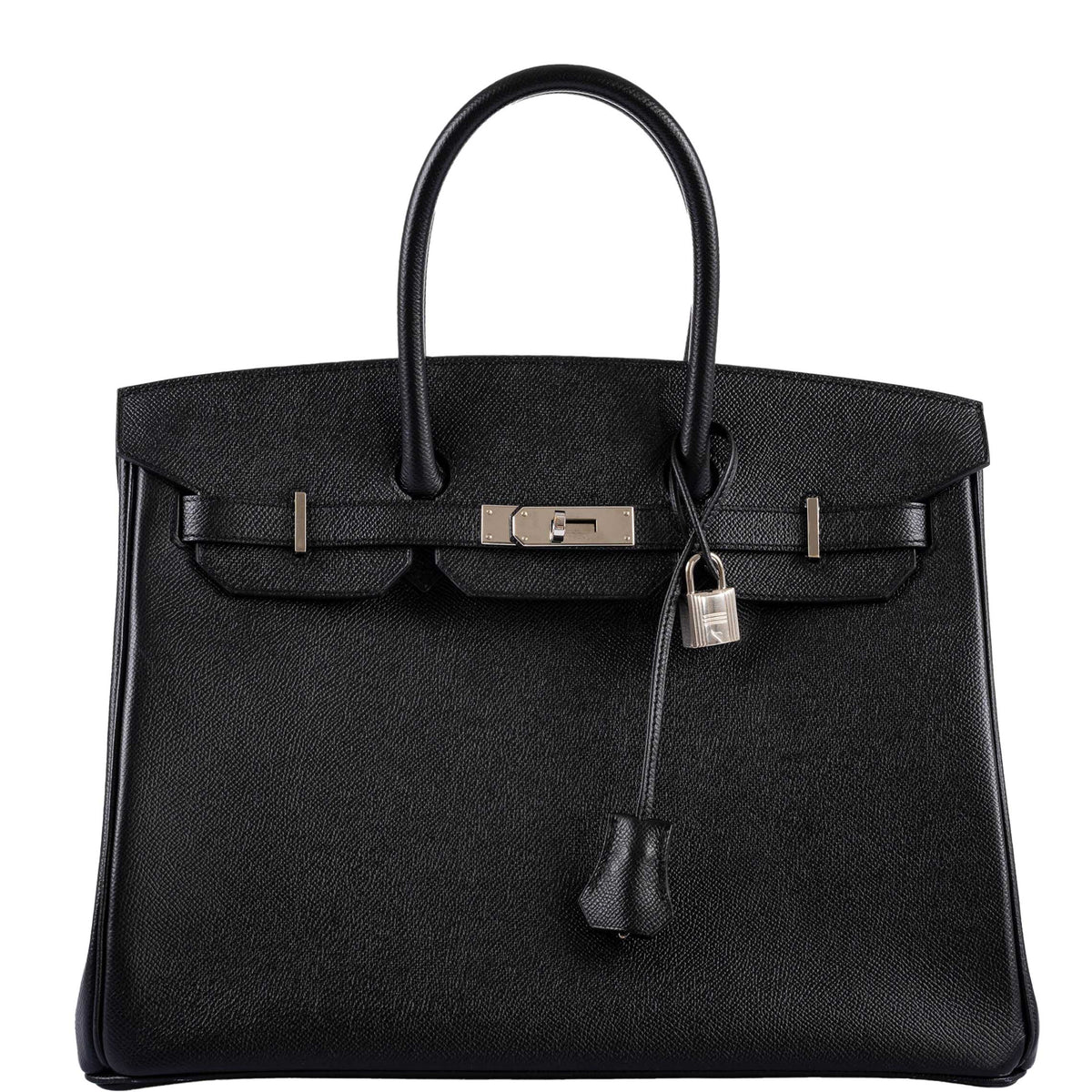 Hermes Birkin 35 Black Epsom leather Palladium Hardware