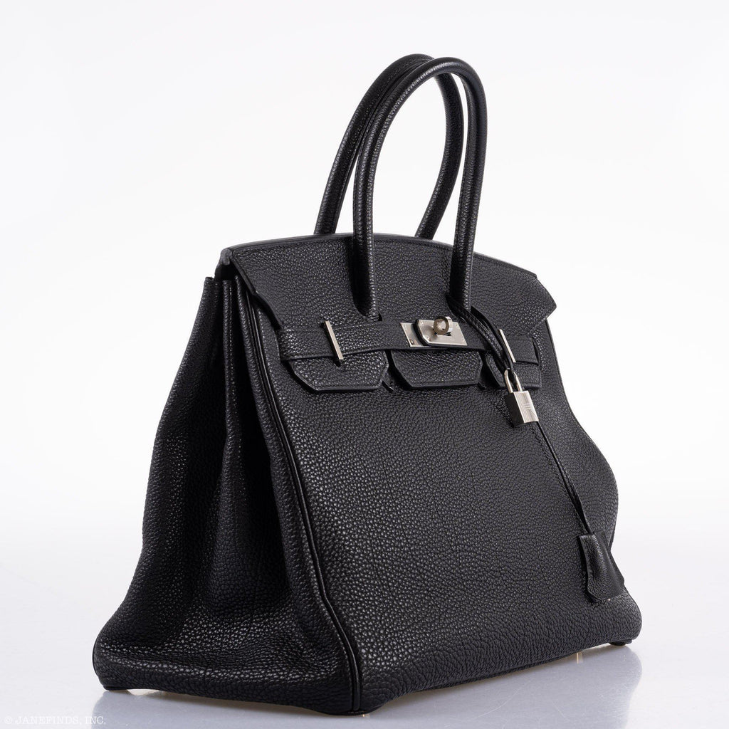 Hermes Birkin 35 Black Togo Palladium Hardware