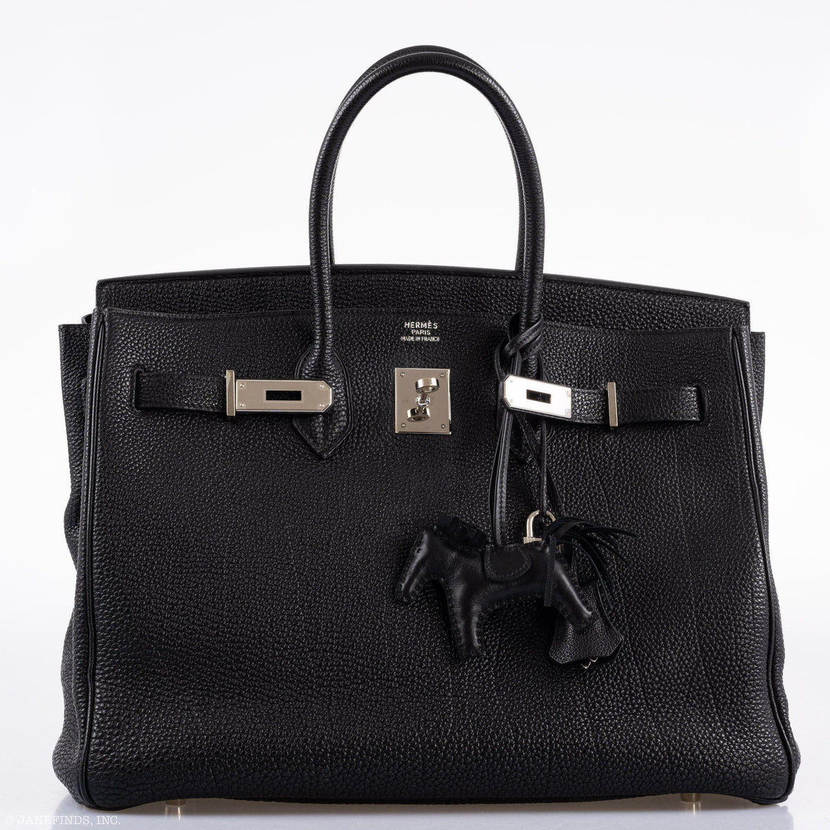 Hermes Birkin 35 Black Togo Palladium Hardware