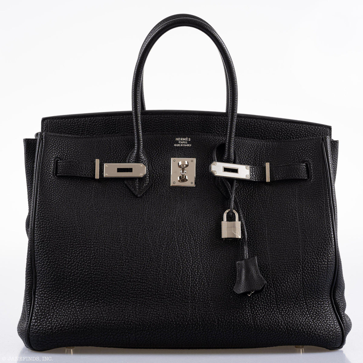Hermes Birkin 35 Black Togo Palladium Hardware