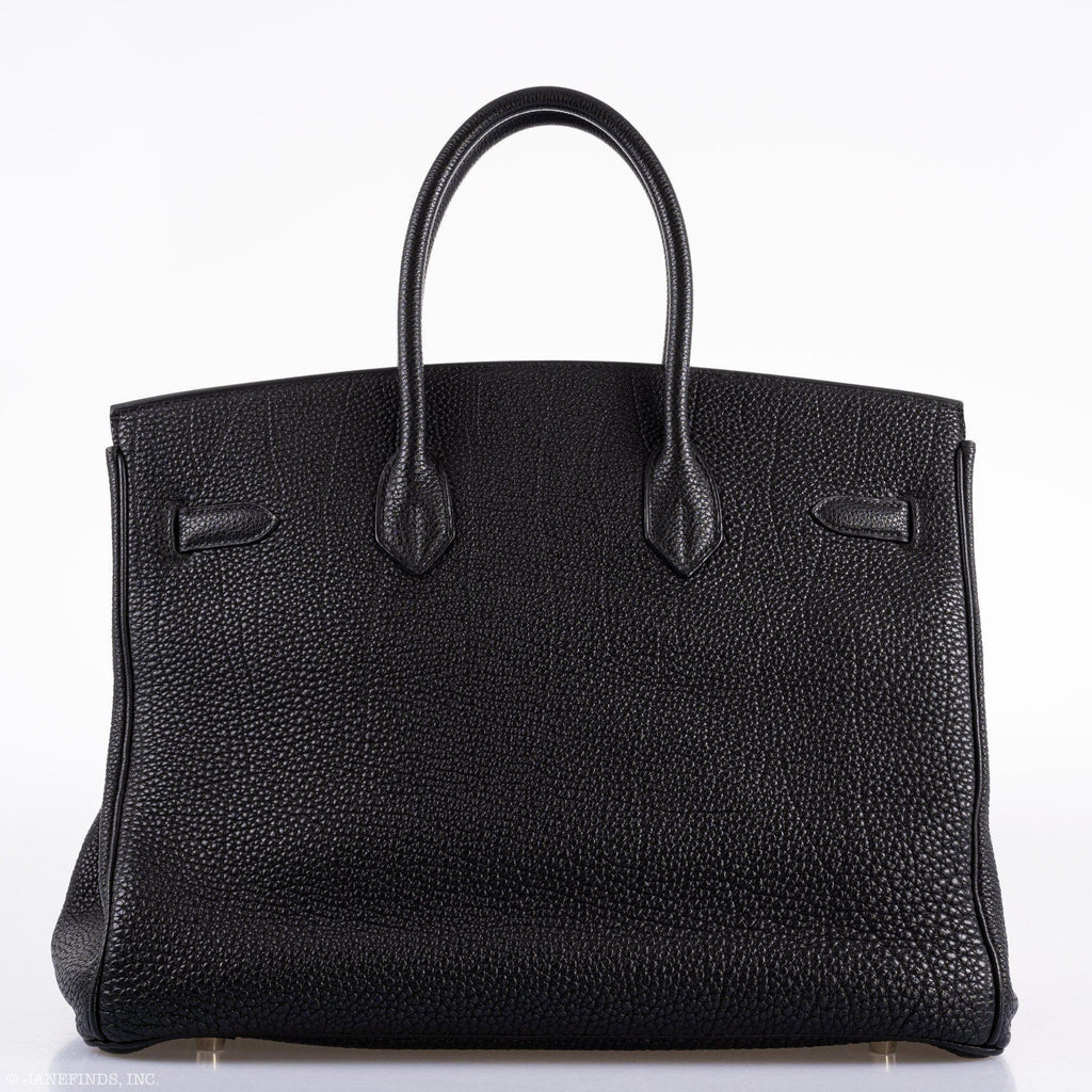 Hermes Birkin 35 Black Togo Palladium Hardware