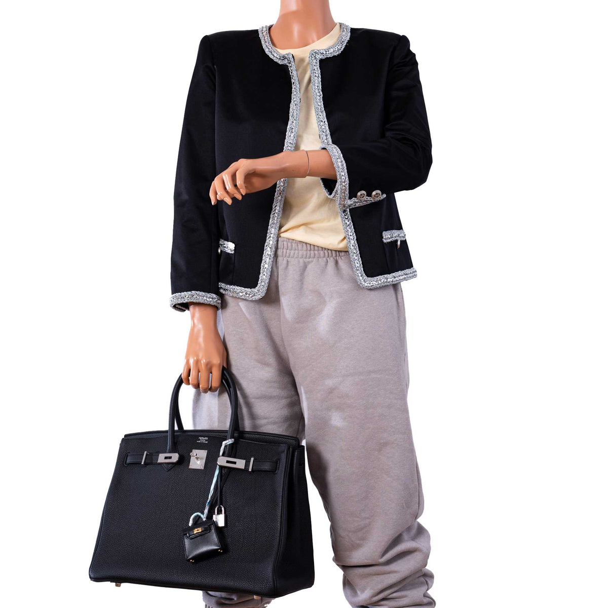Hermes Birkin 35 Black Togo Palladium Hardware