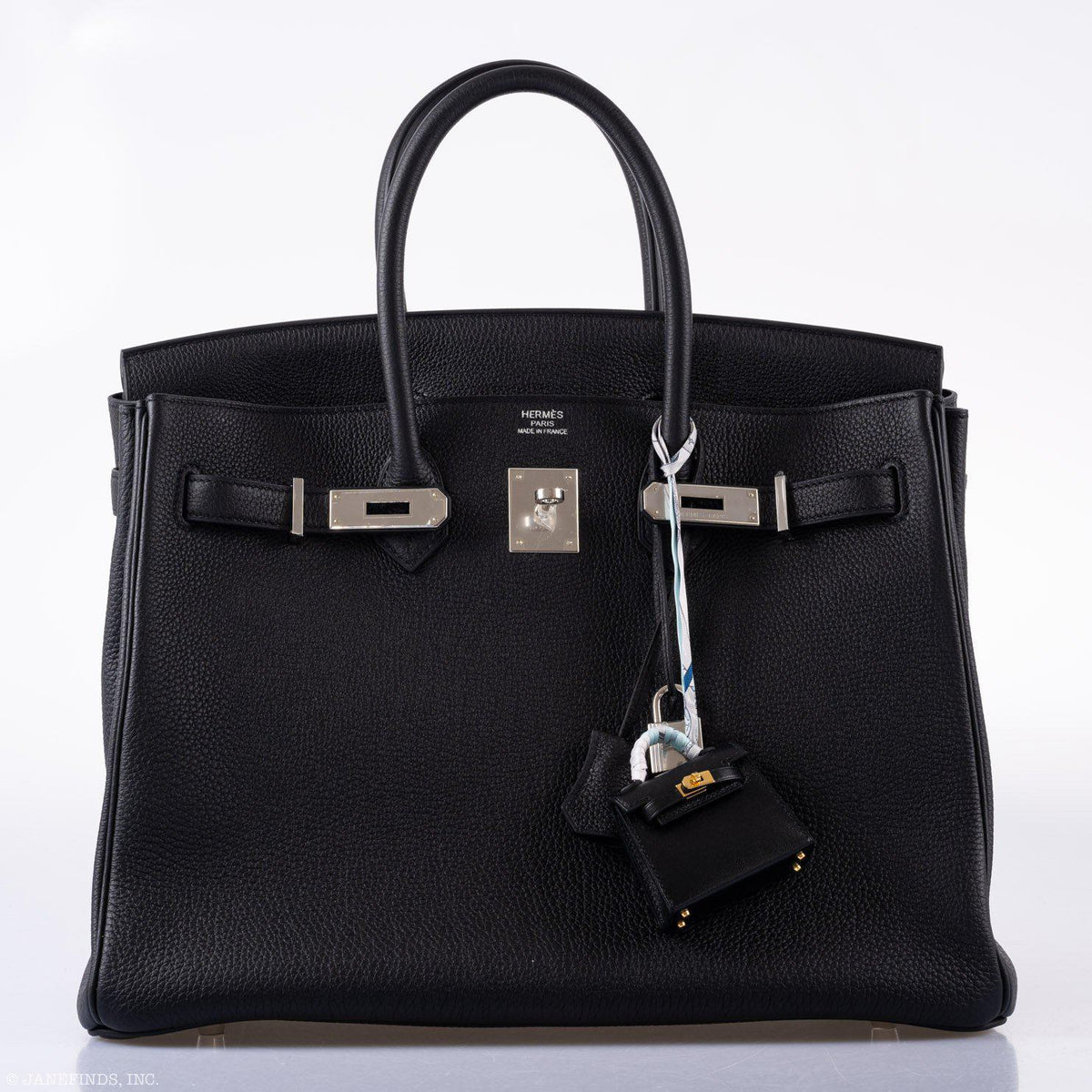 Hermes Birkin 35 Black Togo Palladium Hardware