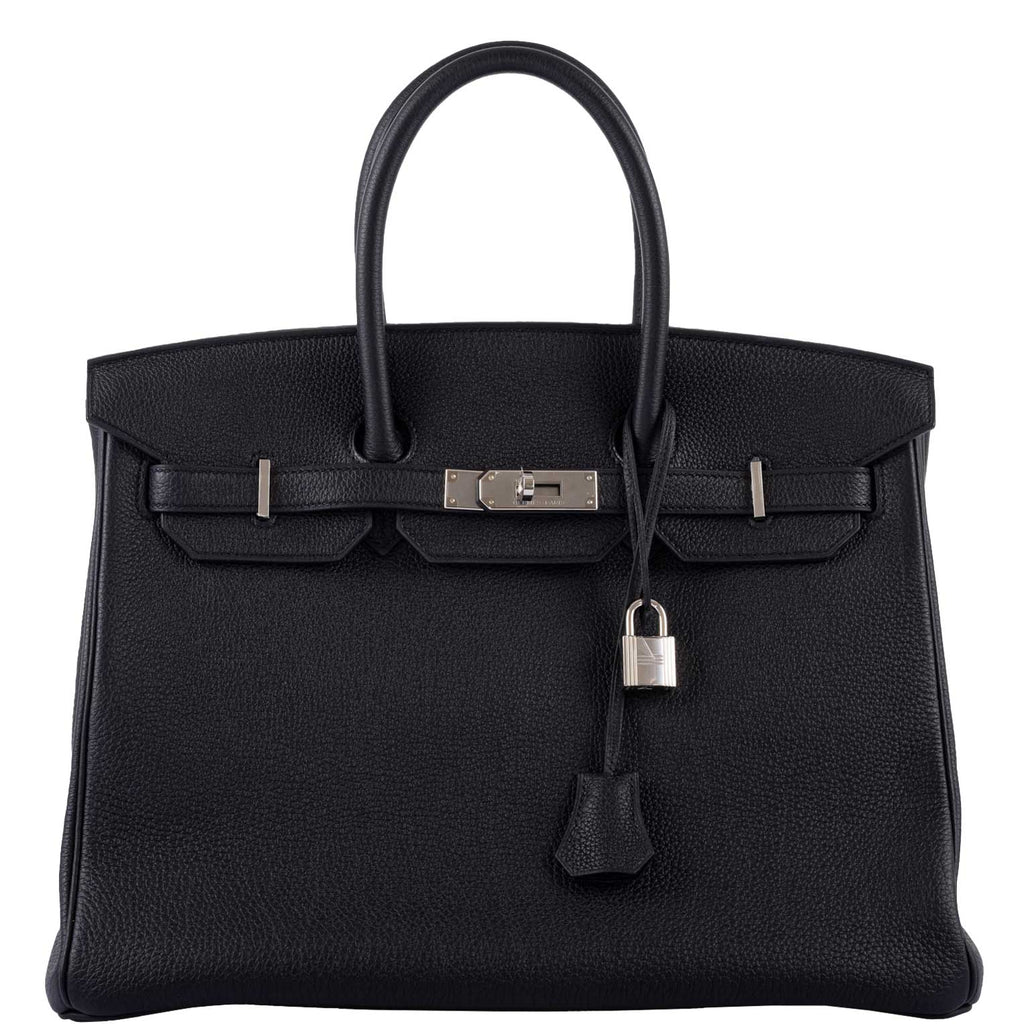 Hermes Birkin 35 Black Togo Palladium Hardware