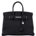 Hermes Birkin 35 Black Togo Palladium Hardware