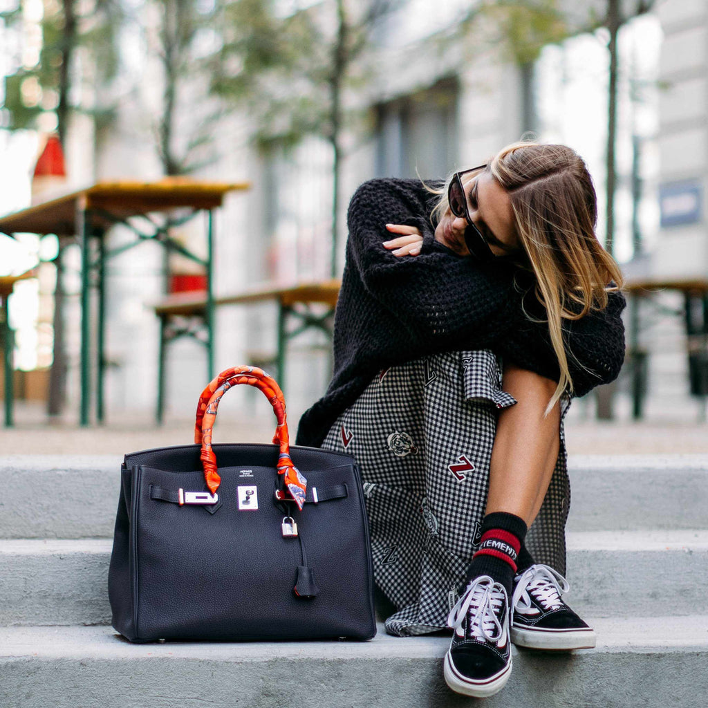 Hermes Birkin 35 Black Togo leather Palladium Hardware