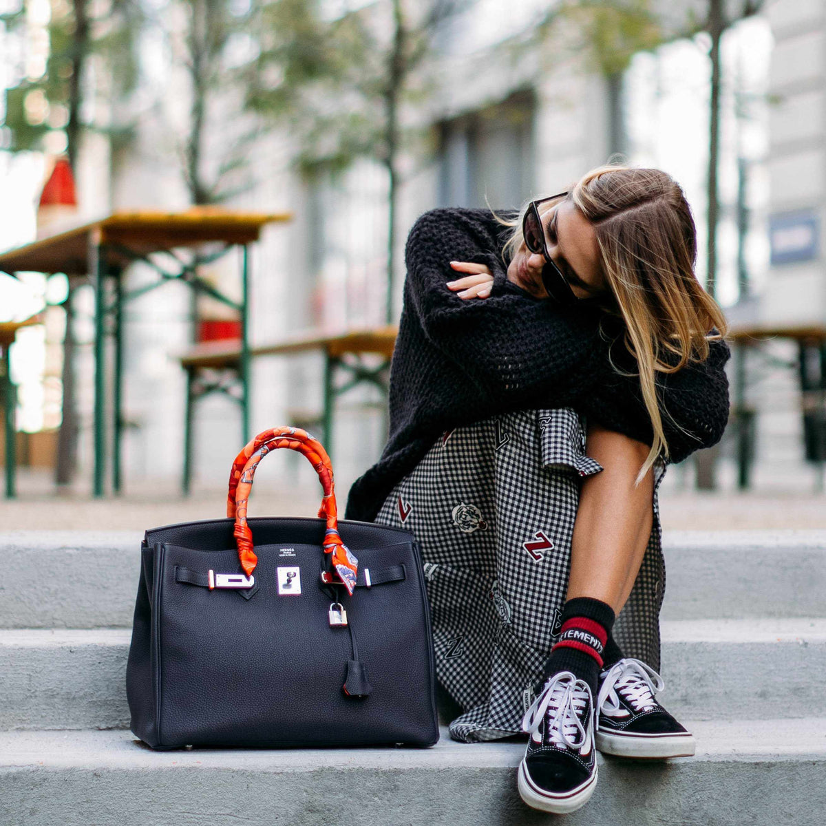 Hermes Birkin 35 Black Togo leather Palladium Hardware