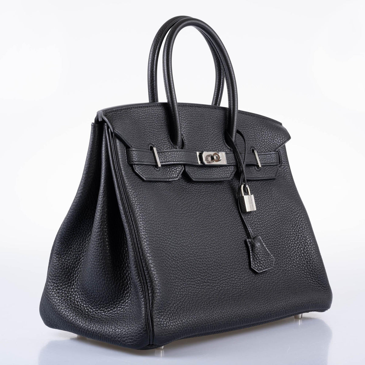 Hermes Birkin 35 Black Togo leather Palladium Hardware