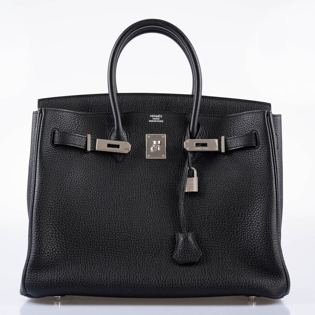 Hermes Birkin 35 Black Togo leather Palladium Hardware