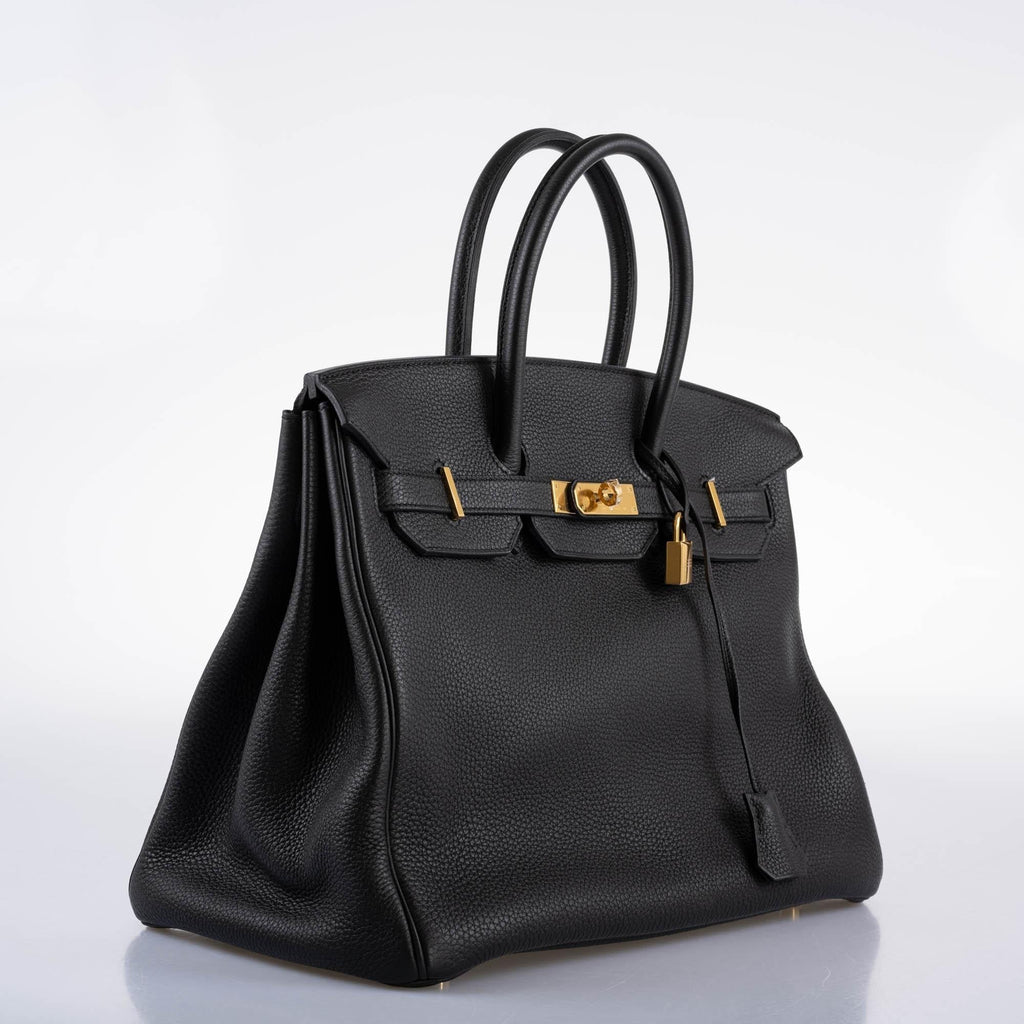 Hermes Birkin 35 Black Togo with Gold Hardware
