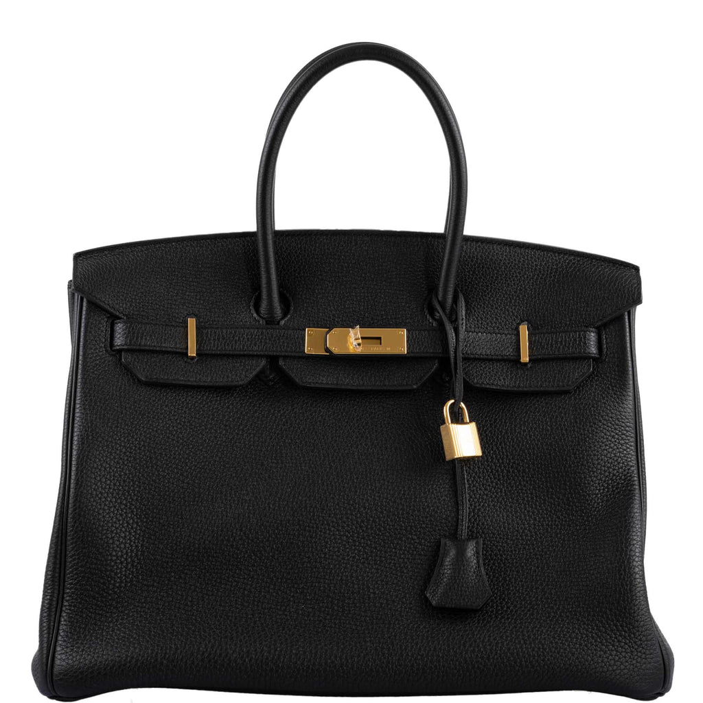 Hermes Birkin 35 Black Togo with Gold Hardware
