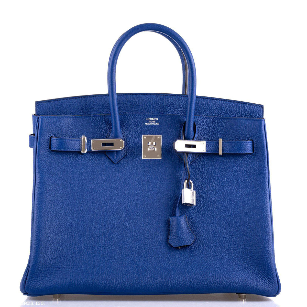 Hermes Birkin 35 Blue Electric Togo Palladium Hardware