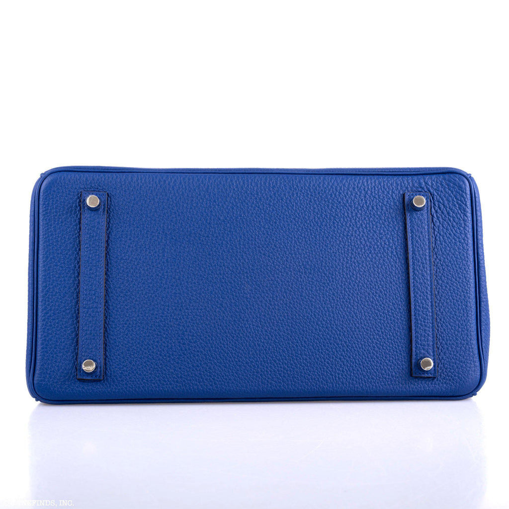 Hermes Birkin 35 Blue Electric Togo Palladium Hardware