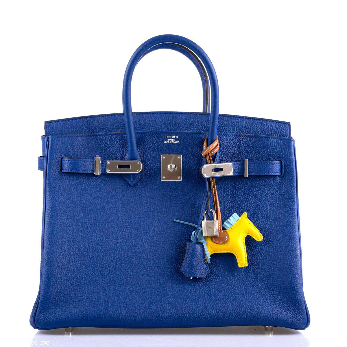 Hermes Birkin 35 Blue Electric Togo Palladium Hardware