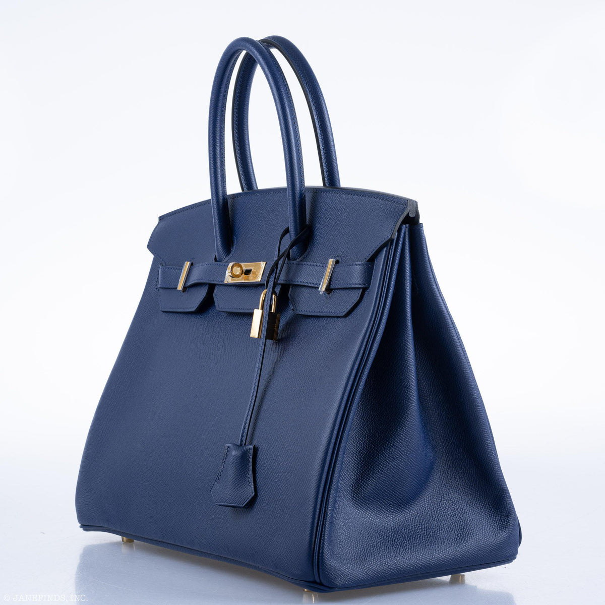 Hermes Birkin 35 Blue Saphire Epsom with Gold Hardware