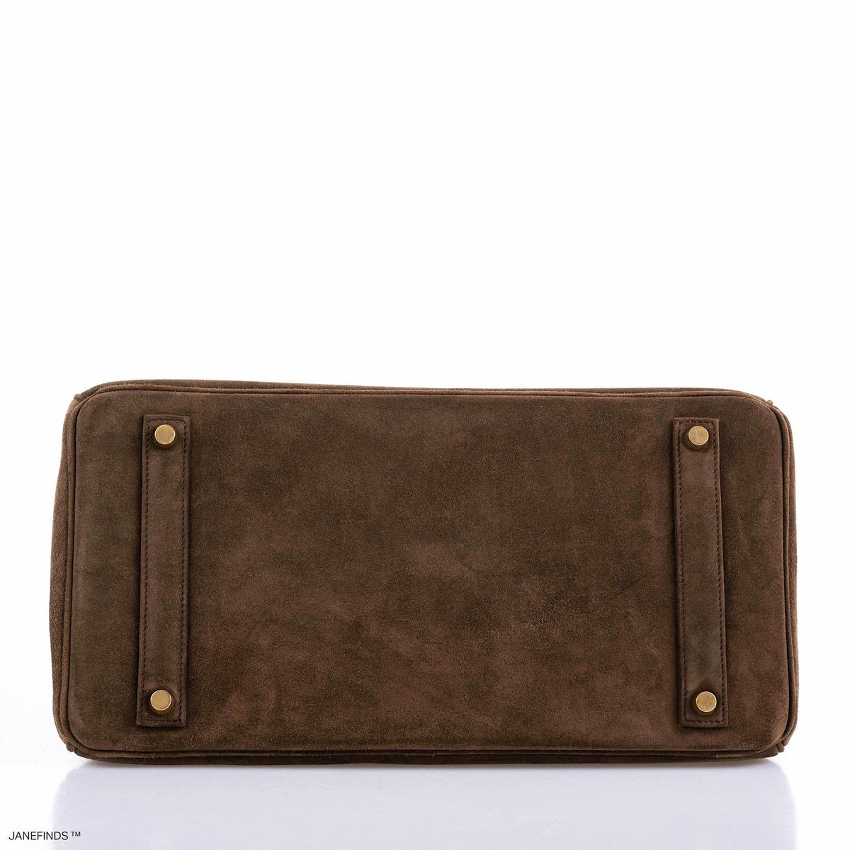 Hermes Birkin 35 Chocolate Veau Doblis Suede with Gold Hardware