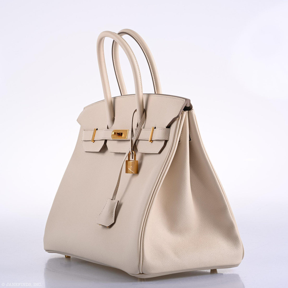 Hermes Birkin 35 Craie Epsom Gold Hardware