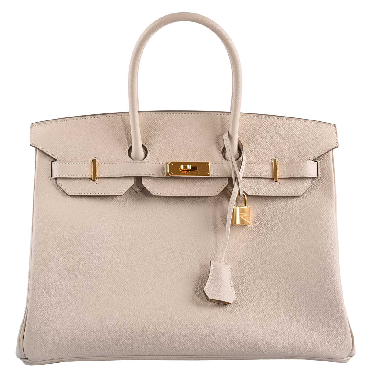 Hermes Birkin 35 Craie Epsom Gold Hardware