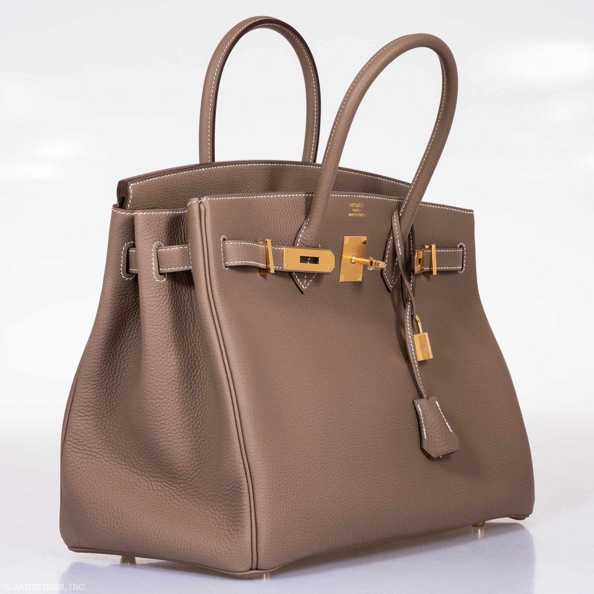 Hermes Birkin 35 Etoupe Togo Gold Hardware