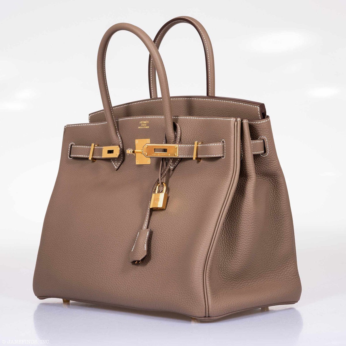 Hermes Birkin 35 Etoupe Togo Gold Hardware