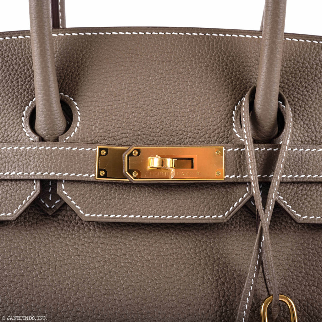 Hermes Birkin 35 Etoupe Togo Gold Hardware