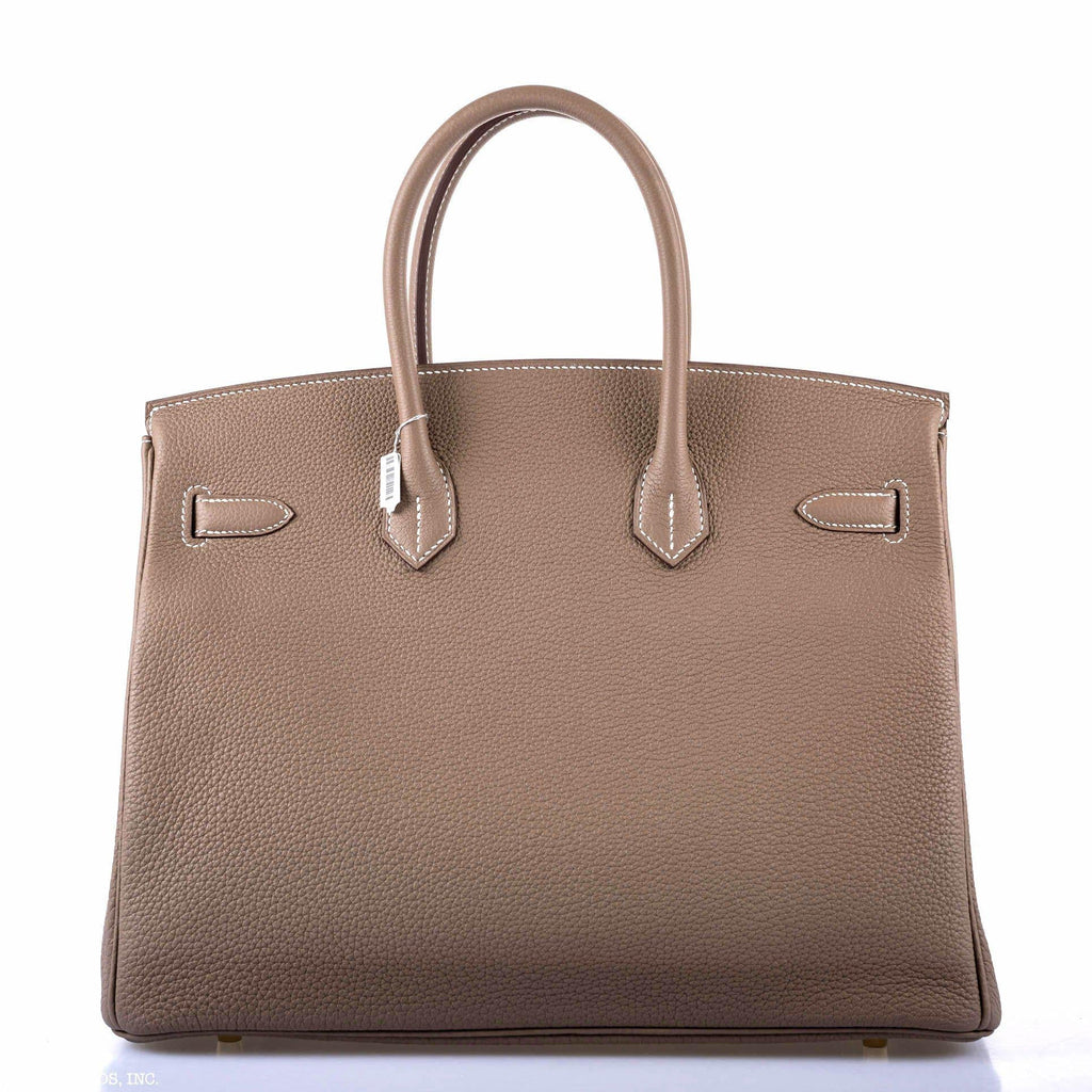 Hermes Birkin 35 Etoupe Togo Gold Hardware