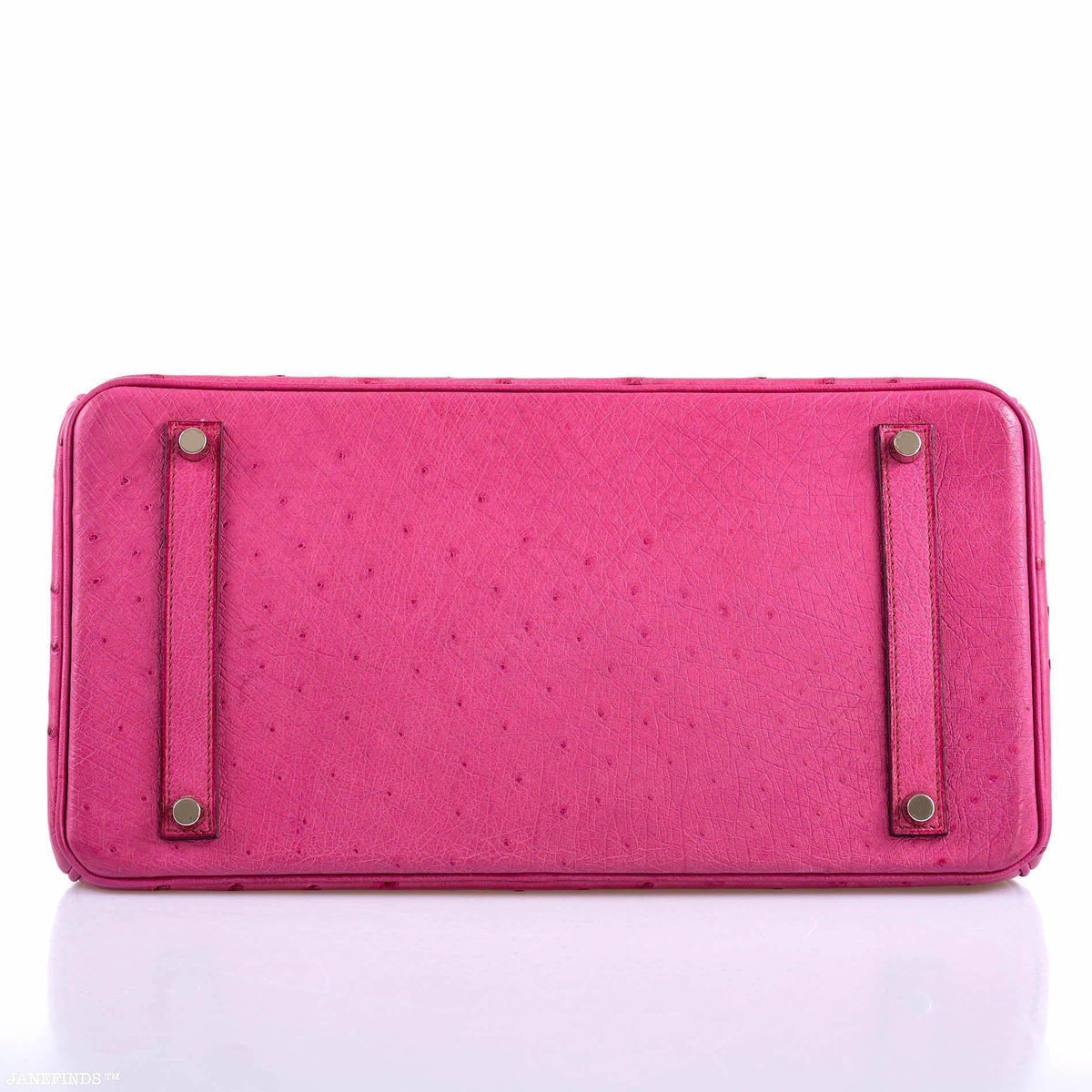 Hermes Birkin 35 Fuchsia Ostrich with Palladium Hardware