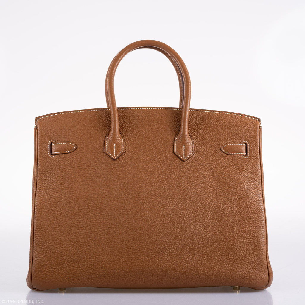 Hermes Birkin 35 Gold Togo Gold Hardware