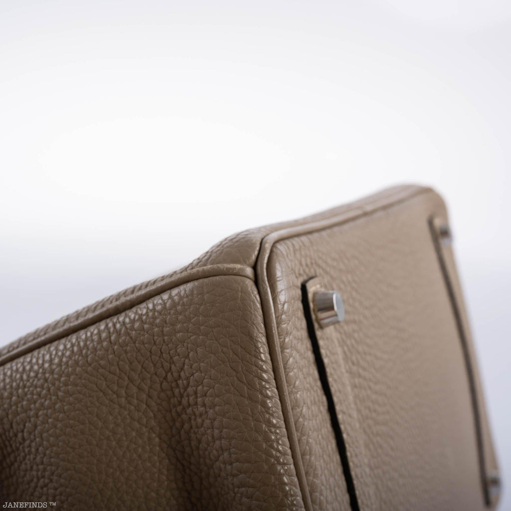 Hermes Birkin 35 Gris Tourterelle Togo with Palladium Hardware