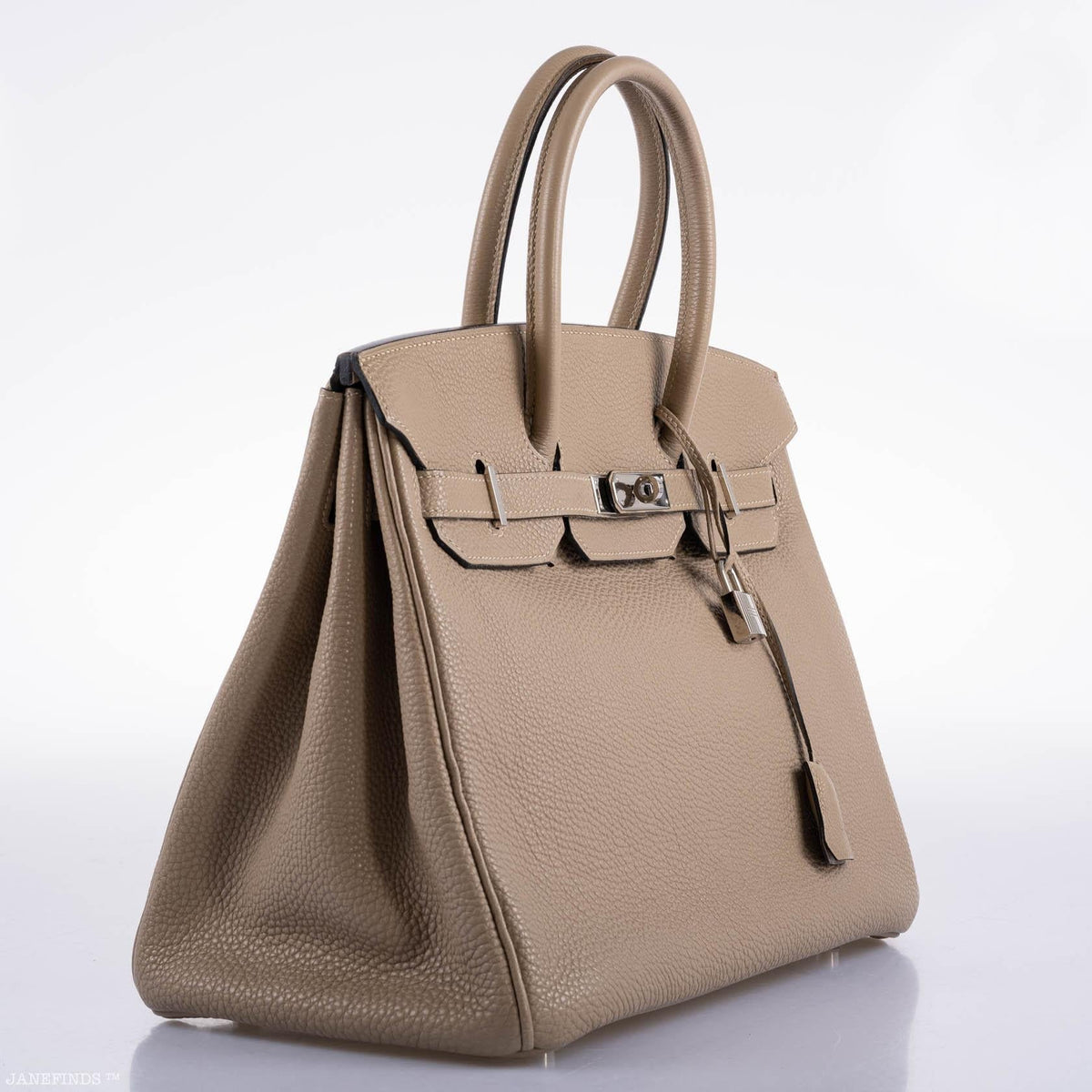 Hermes Birkin 35 Gris Tourterelle Togo with Palladium Hardware
