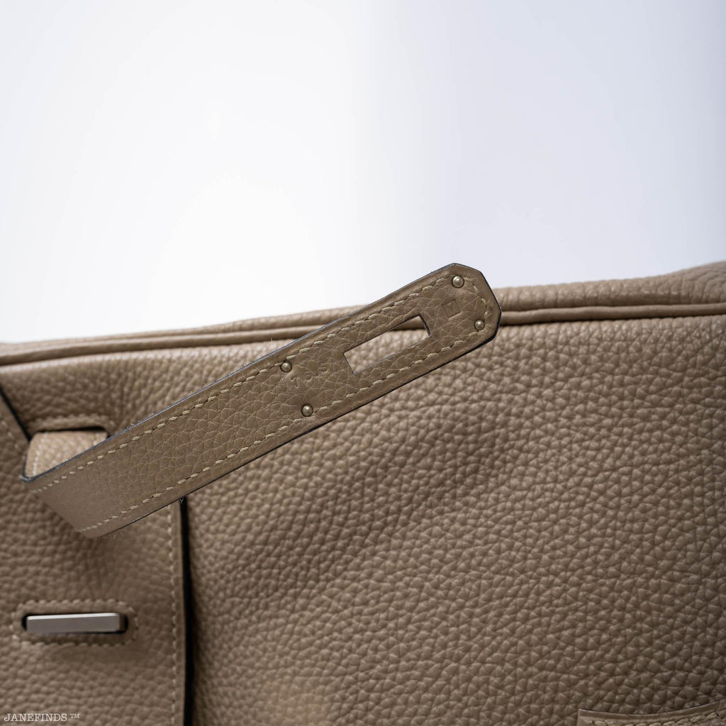 Hermes Birkin 35 Gris Tourterelle Togo with Palladium Hardware
