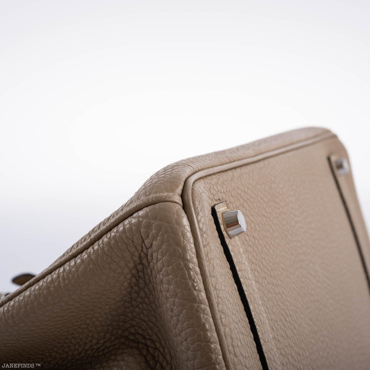 Hermes Birkin 35 Gris Tourterelle Togo with Palladium Hardware