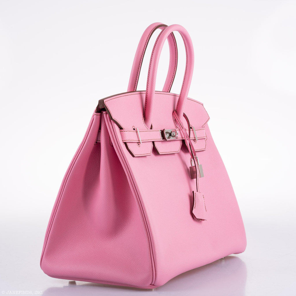 Hermes Birkin 35 HSS 5P Bubblegum Epsom with Palladium Hardware