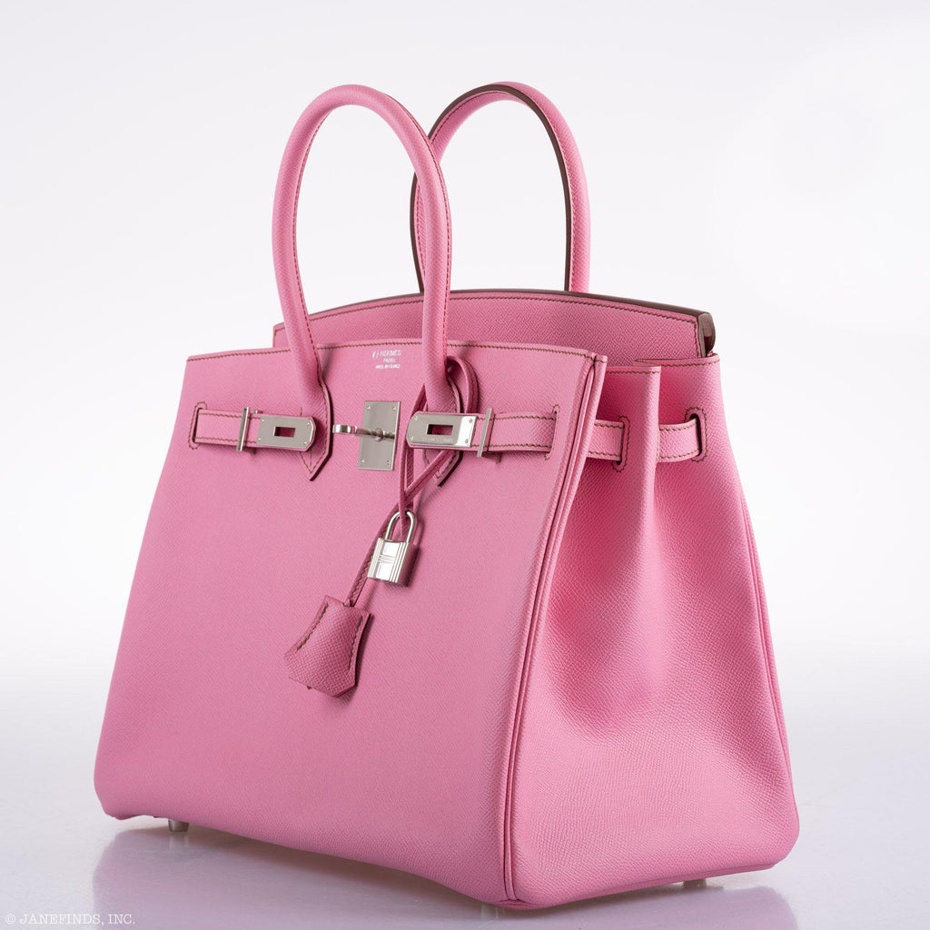 Hermes Birkin 35 HSS 5P Bubblegum Epsom with Palladium Hardware