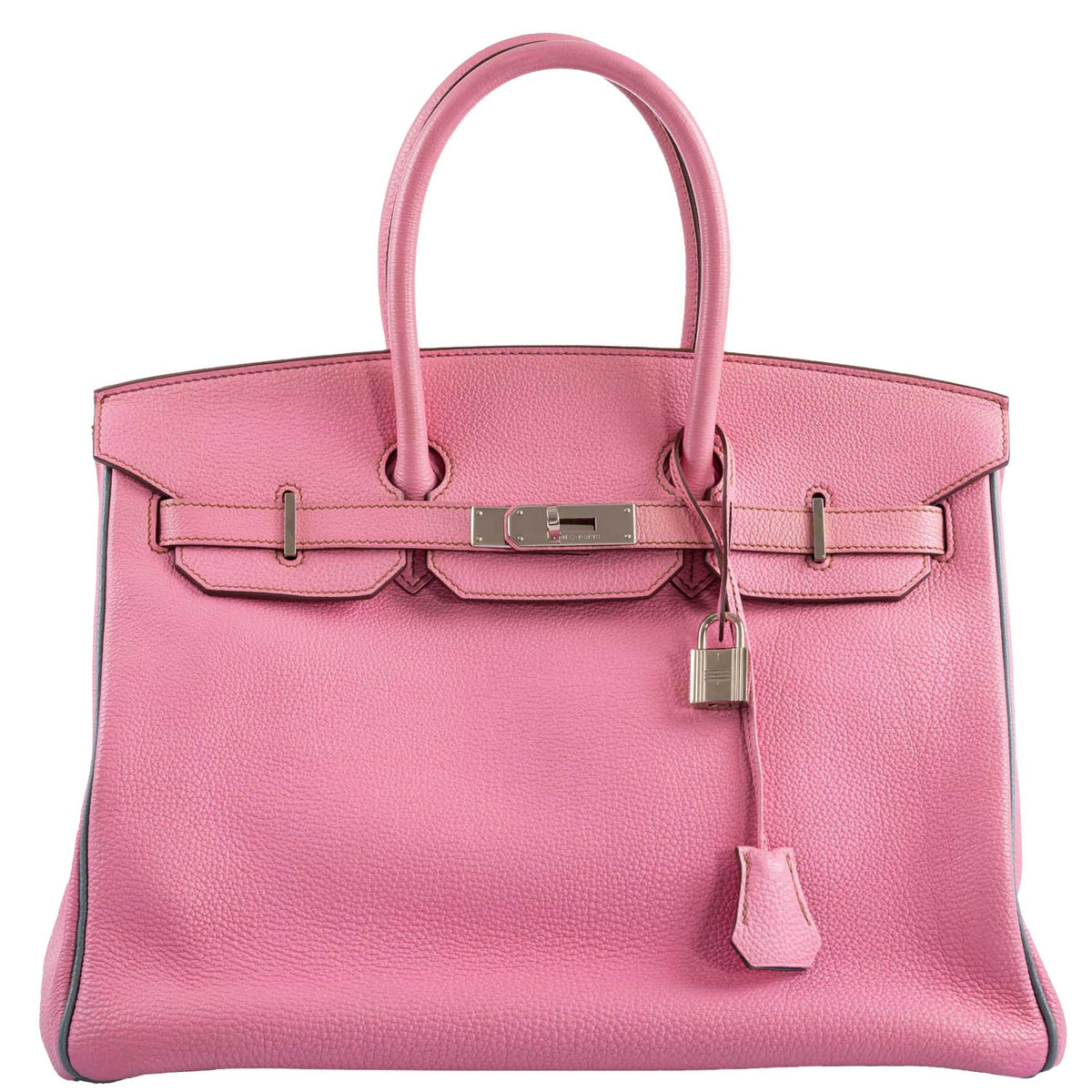 Hermes Birkin 35 HSS 5P Bubblegum Pink & Celeste Togo Palladium Hardware
