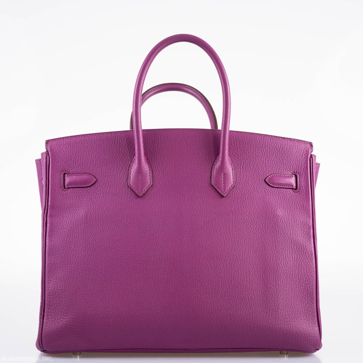 Hermes Birkin 35 HSS Cyclamen & Iris Chèvre Goatskin Brushed Palladium Hardware