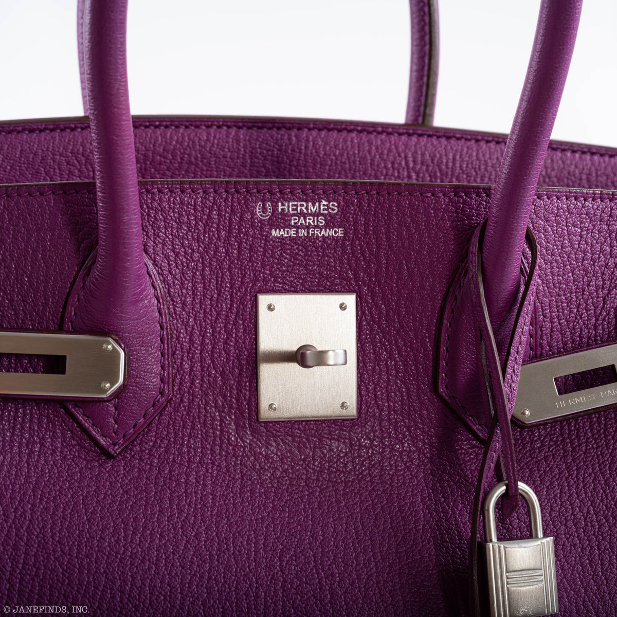 Hermes Birkin 35 HSS Cyclamen & Iris Chèvre Goatskin Brushed Palladium Hardware