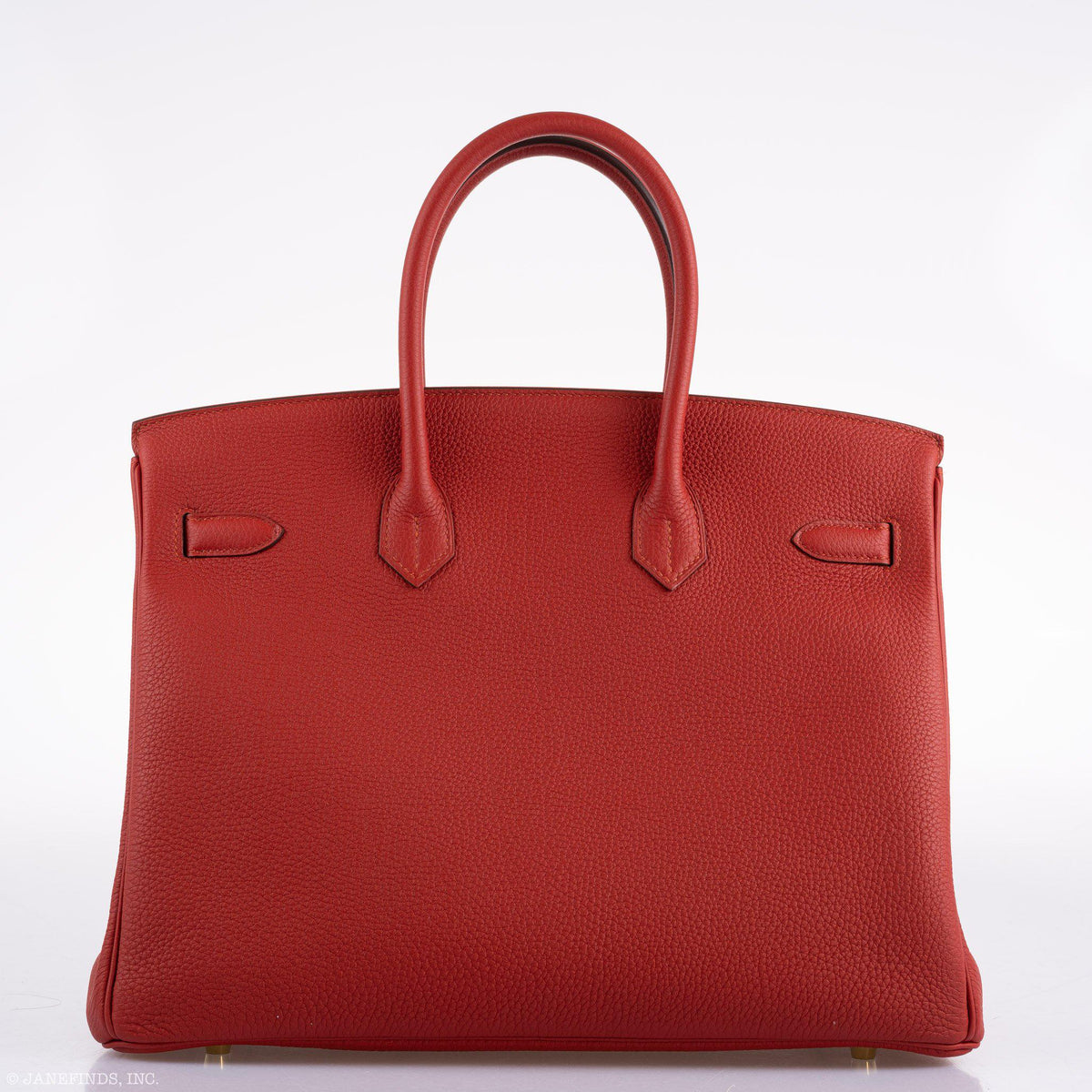 Hermes Birkin 35 HSS Rouge Vif Togo Brushed Gold Hardware